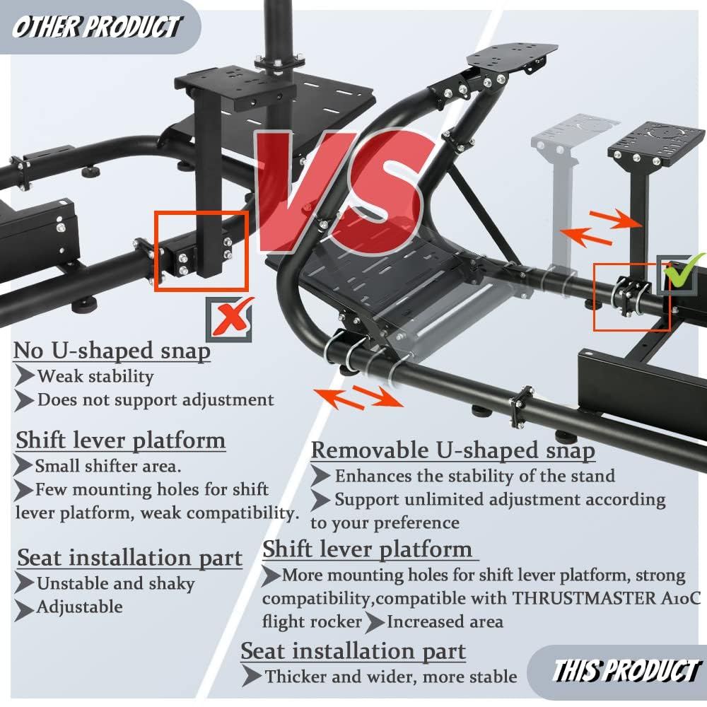 Racing Sim Cockpit 50mm Round Tube H178