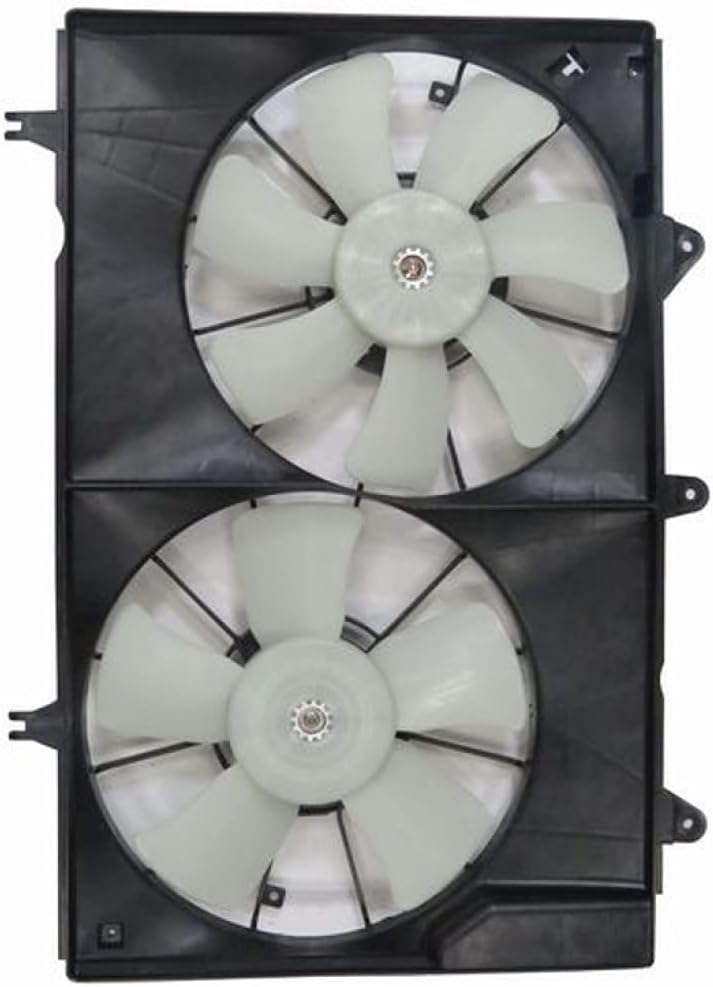 Radiator and A/C Condenser Fan Assembly for Cadillac CTS 2003-2007 3.2L Y340230