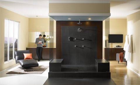 Chrome Vertical Spa Digital Control L778
