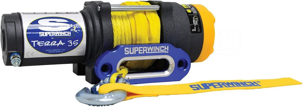 Terra 35 3500lbs Single Line Pull Winch with Roller Fairlead D55516