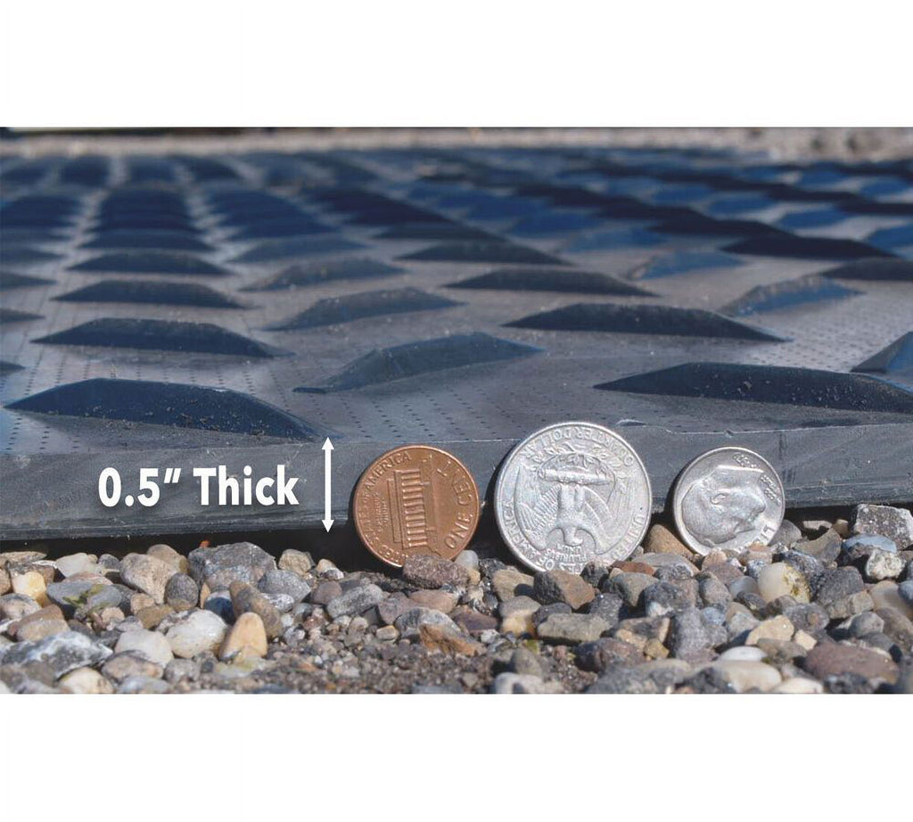 4 Pcs Tan Ground Protection Mats with 6 Pcs Connectors M127