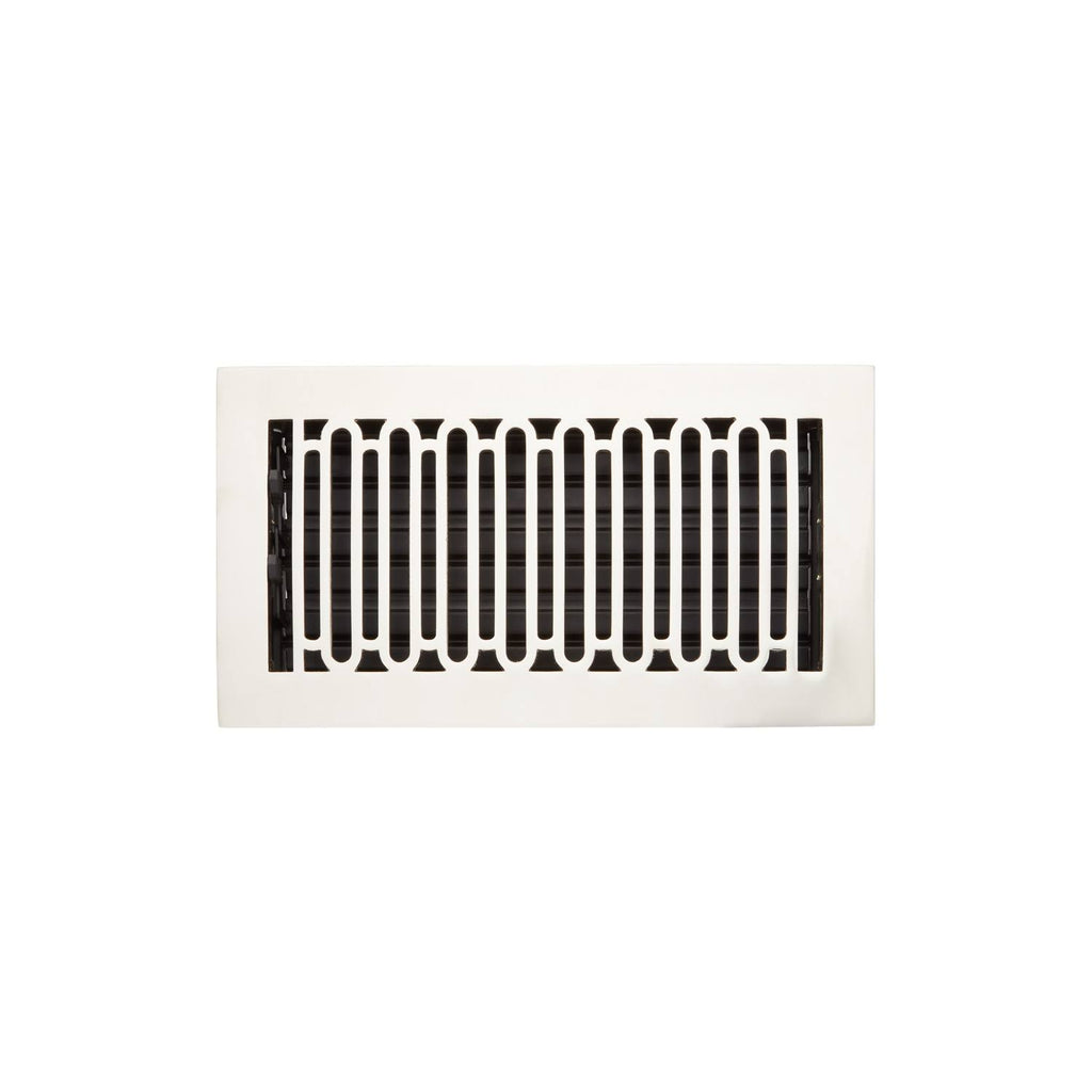 Polished Nickel Brass Floor Register N685408