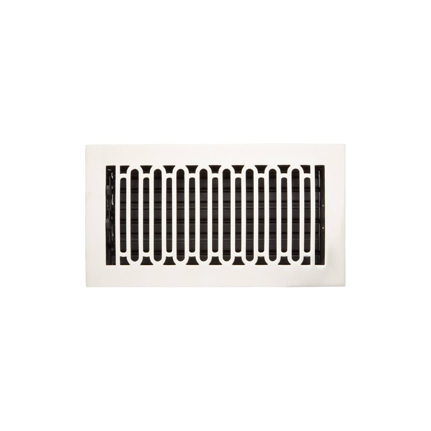 Polished Nickel Brass Floor Register N685408
