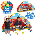 Fire Truck 3-in-1 Bed, Tent, & Ball Pit U786
