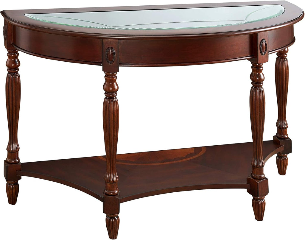Solid Wood Coffee Table with Storage Shelf Walnut N702